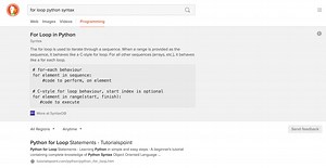 A Search Engine for Programming Language Syntax Is a Pretty Good Idea