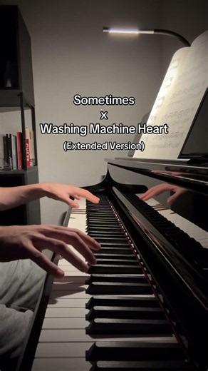 Sometimes x Washing Machine Heart (Piano Mashup) #sometimes #washingmachineheart #piano
