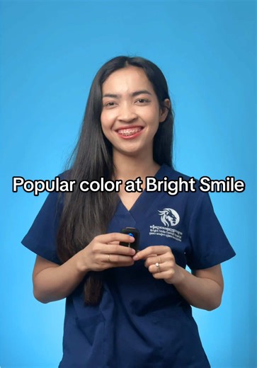 Popular brace color ✨ #brightsmiledentalhospital #braces #smile