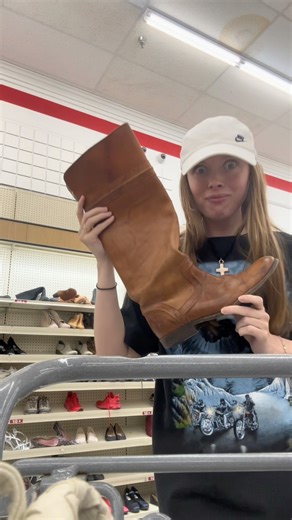 I thrifted Frye boots!