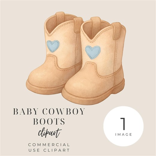 Baby Cowboy Boots Clipart - High-res PNG With Transparent Backgrounds - Etsy