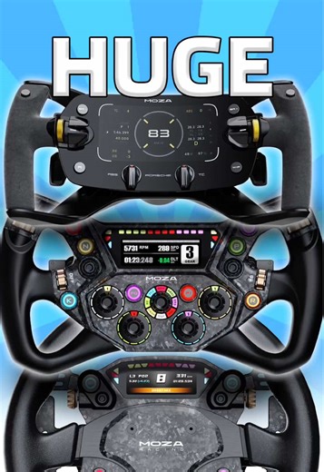 Moza Racing Just Dropped 3 Insane Value Sim Wheels! 🤯 #simracing #moza #iracing