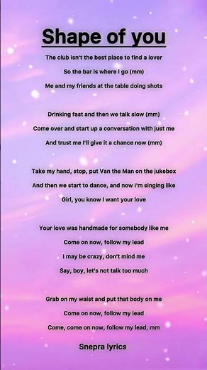 Ed Sheeran , shape of you, song- ( lyrics) #ed Sheeran #lyrics #music #songlyrics #spotify