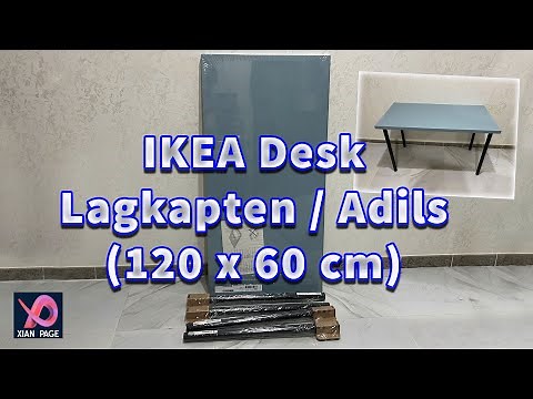 IKEA Lagkapten / Adils Desk Assembly