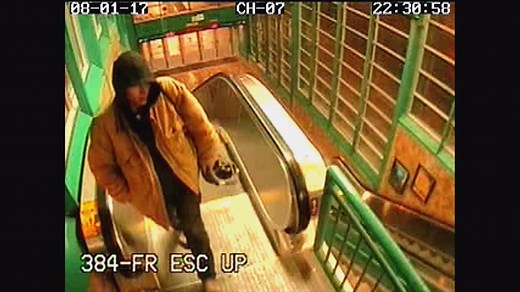 Actual CCTV footage: convicted murderer and sexual predator Christopher Watcheston can be seen stalking Arcelie shortly before she was killed. He is serving life in prison. | Investigation Discovery