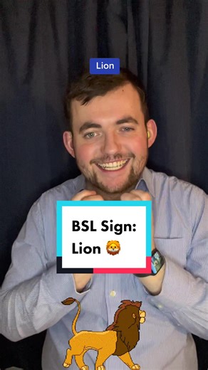 Learn the Sign for Lion in British Sign Language