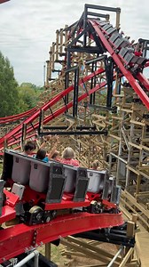 Wildcat’s Revenge 🐈‍⬛ #wildcat #revenge #hybrid #rmc #wooden #rollercoaster #themepark #hershey #hersheypark #pennsylvania #travel #extremethrills #meta #reels #cat #inversion | Daishawn Reid