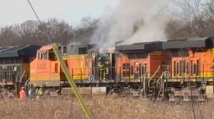 379K views · 3.1K reactions | #KOAMupdate BNSF train fire: about 12:30 pm Wednesday Monett Fire were alerted to an engine fire along the BNSF tracks. No reports of injuries. Watch for updates. | Joplin News First | Facebook