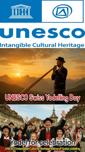 Yodel for celebration｜UNESCO Intangible Cultural Heritage listing of Swiss yodeling.
