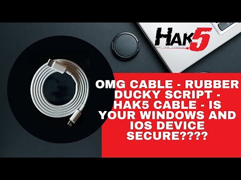 OMG Cable - Rubber Ducky Script - Hidden Keylogger - iOS hacking