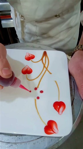 Original tutorial by master on oo jam plate decoration