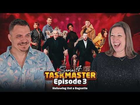 Making a TASKMASTER Movie Trailer! 🎬 Americans React to Taskmaster S4E3