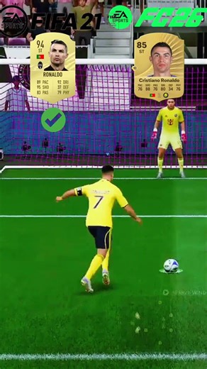 Fifa 21 vs Fc 26 Penalties #football #penalties #eafc
