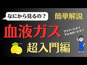 【血液ガス 超入門編】呼吸の評価と酸塩基平衡