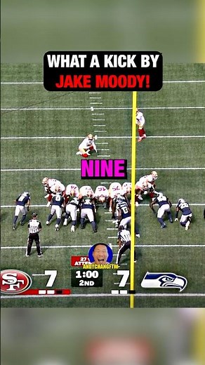 Jake Moody KICK of the Year! 😳 #nfl