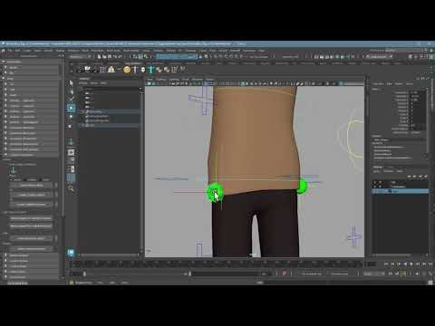 Cluster Controls in Maya using Advanced Skeleton