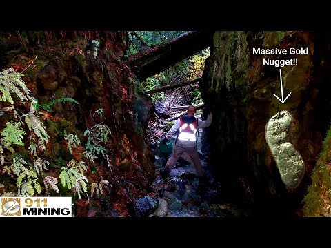 Our Biggest Gold Nugget Found Ever In A Mineralized Canyon!