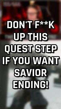 Don't Lose The Savior Ending In Tarkov!
