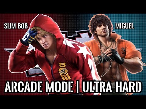 TEKKEN TAG TOURNAMENT 2 | ARCADE MODE | SLIM BOB & Miguel | ULTRA HARD | 4K 60FPS