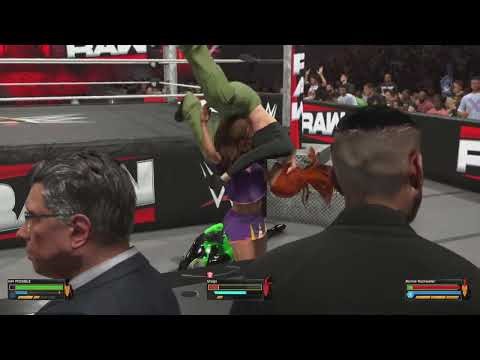 Bonnie Rockwaller Vs Kim Possible Vs Shego WWE 2K26