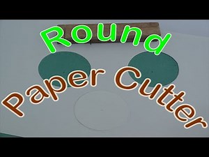Simple Round Cutter For Paper