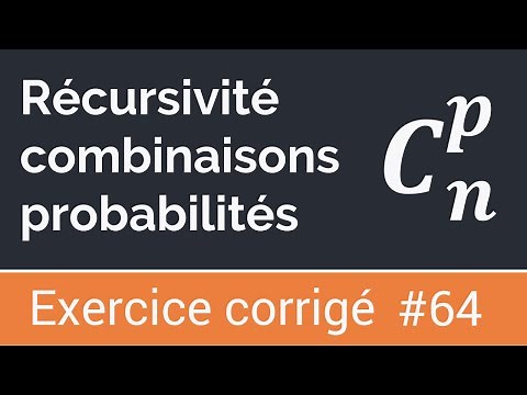 Solved Exercise 64: Recursive algorithm that calculates the combinations of 𝑝 elements from 𝑛
