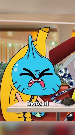 Gumball protects Banana Joe
