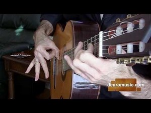 How to: 3 Finger Rasgueo - Applied to Bulería - Diego de Oro