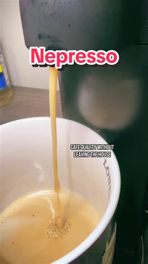 Nespresso makes cafe quality coffee at home in seconds. ☕ No lines, no expensive lattes, just quality crema and smooth flavor every time. One button, endless flavors, and zero cleanup. This is the coffee upgrade your mornings have been waiting for #nepresso #nepressovertuo #nepressocoffee @QVC, Inc