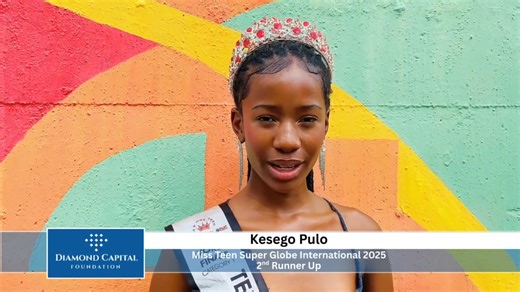 #Pause #Reflect #ChooseToEndGBV A message on Gender Based Violence prevention from Kesego Pulo, Miss Teen Super Globe International 2025, 2nd Runner Up. | Diamond Capital Foundation