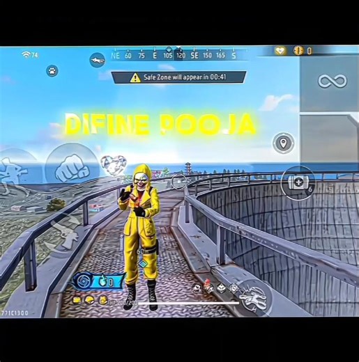 POOJA VS GOAT 🐐 #freefire #jumpstyle #freefiresetting