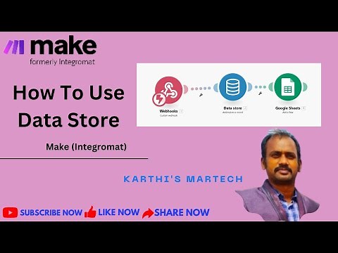How To Use Data Store In Make (Integromat) | Database | Data Storage | Scenario Examples
