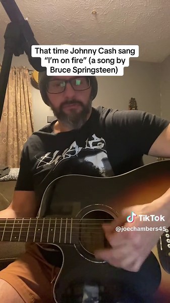 Johnny Cash's Stunning Cover of 'I’m on Fire'