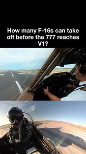 4K views · 1K reactions | How fast is an F16 compared to a Boeing 777...