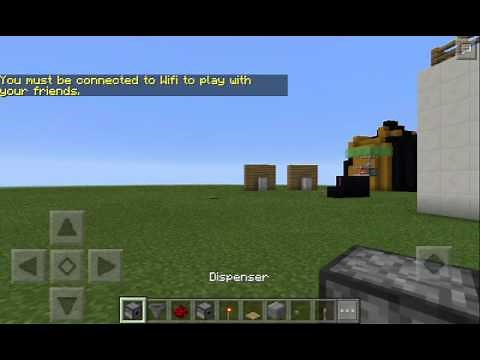 How to put Redstone, Hopper, Button and many more things on Dispenser/Dropper in Minecraft PE