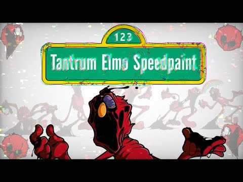 Tantrum Elmo Speedpaint // Broken Strings FNF Playable Beta