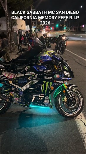 BLACK SABBATH MC SAN DIEGO CALIFORNIA MEMORY FEFE R.I.P 2026
