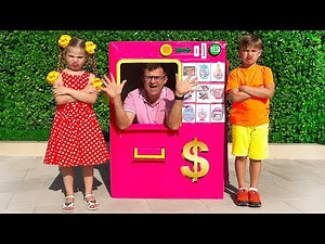 قصة ديانا وروما و لعبة آلة البيع للأطفال