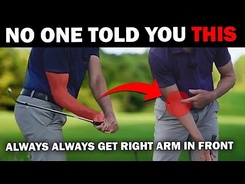 How to ALWAYS Get Right Arm In FRONT in the DOWNSWING
