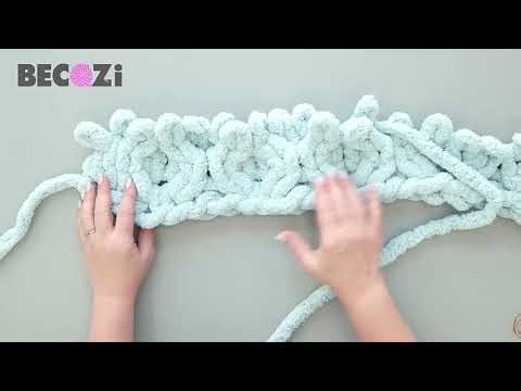 HAND KNIT A HONEYCOMB PATTERN