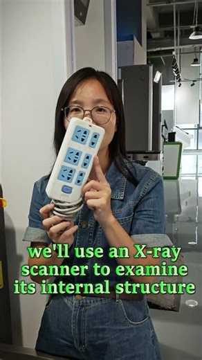 What's Inside a Power Strip? X-Ray Scanner Reveals All! # #xray#school #hospital #custom #airport