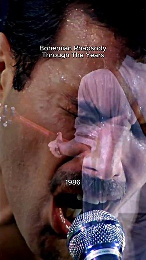 Bohemian Rhapsody live through the years ✨ #queen #bohemianrhapsody #livemusic