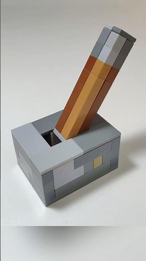 Lego Minecraft Lever(tutorial) #shorts