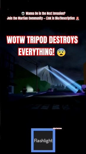 WAR OF THE WORLDS TRIPOD DESTROYS EVERYTHING! 😨 (WOTW GAME!) #WarOfTheWorlds #Tripods #wotw #alien