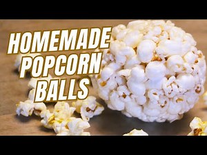 🍿✨ Homemade Popcorn Balls – Sweet, Chewy & Perfect for Any Celebration!