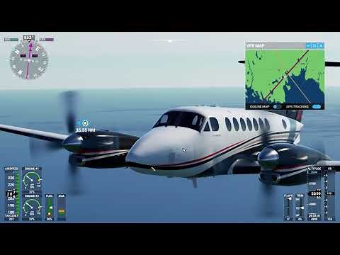 MSFS Beechcraft King Air 350i Autopilot and ILS -NO FMS NOW IN 40TH EDITION SO USE GPS AS SETTING!