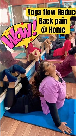 Back pain Relief yoga flow! ! 🌿 #backpainrelief #youtubeshorts #lowerbackpain