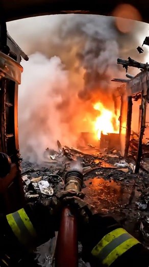 Firefighter's Raw POV Residential Structure Fire #gopro #firefighter #fire #accident #firescene