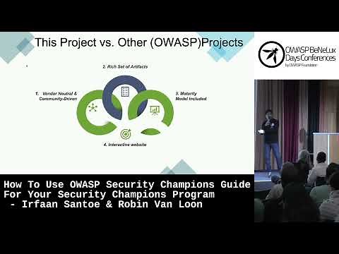 How To Use OWASP Security Champions Guide - Irfaan Santoe & Robin Van Loon