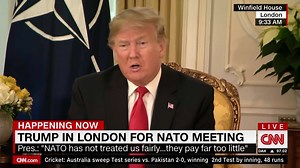 After criticizing French President Macron for calling NATO "brain dead," Trump says the US benefits the least from the international alliance: cnn.it/2r87XuD | CNN